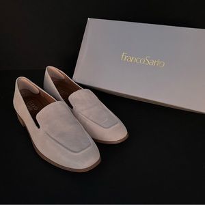 Nude suede Franco Sarto Slip On Sz 10